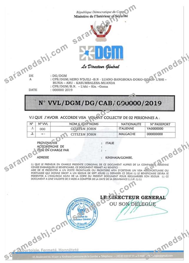 CONGO e-visa